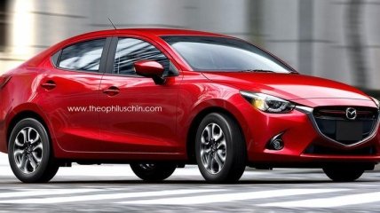 Mazda2 станет седаном