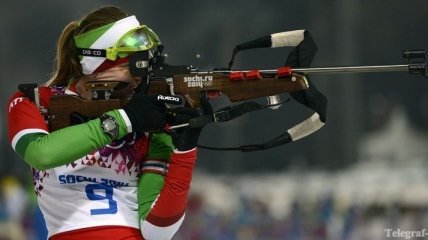 Дарья Домрачева - олимпийская чемпионка в гонке преследования в Сочи