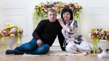 Сергей Семенов с матерью
