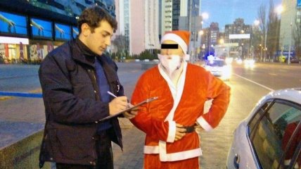 В Киеве полиция поймала "Санта Клауса"