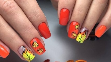 Осенний маникюр 2018: лучшие идеи дизайна ногтей в осенних оттенках (Фото) 