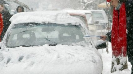 В Армении выпал сильный снег 