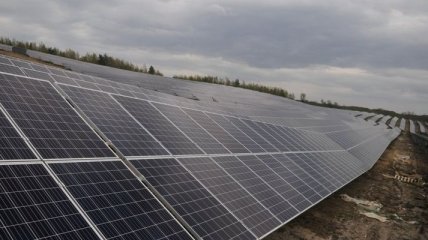 На Львовщине открыли солнечную электростанцию
