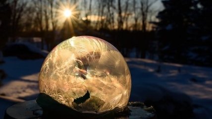 Красота замерзших мыльных пузырей в фотографиях Хоуп Картер (Фото) 