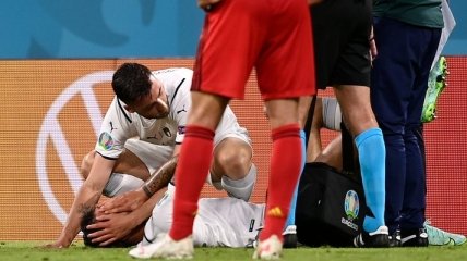 Защитник сборной Италии, получивший травму в матче с бельгийцами, может пропустить год