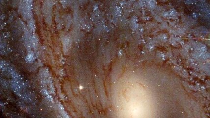 Телескоп Hubble сделал впечатляющее фото галактики, находящейся в 100 млн световых лет от Земли