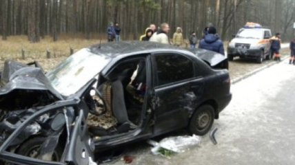 В Чернигове произошло ДТП: столкнулись два автомобиля