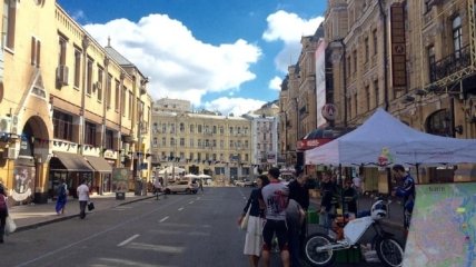 В столице Украины появилась новая пешеходная зона