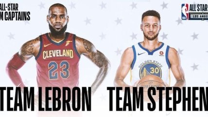 ЛеБрон и Карри выбрали составы команд на Матч звезд НБА