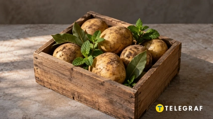 Лавровий лист і м’ята допомагають зберегти картоплю до весни
