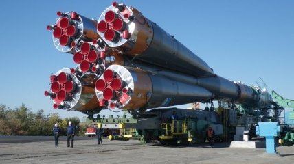 Ракету "Союз-ФГ" вывезли на "Гагаринский старт"  