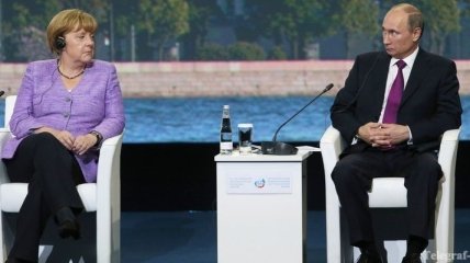 Путин и Меркель выразили общее мнение по ситуации в Украине 