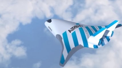 В Airbus показали, как может выглядеть авиалайнер будущего (Видео)
