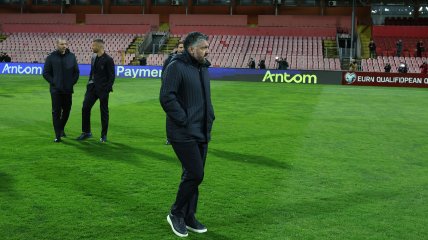 Главный тренер сборной Италии Дженнаро Гаттузо