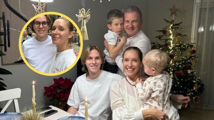 Екатерина Осадчая и Юрий Горбунов с детьми