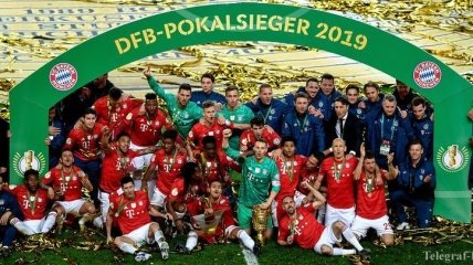 Бавария завоевала Кубок Германии, сделав "золотой дубль"