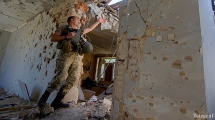 Штаб: На участке Марьинка - Красногоровка боевики ведут минометный огонь