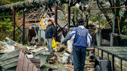 Разрушение в Полтавской области