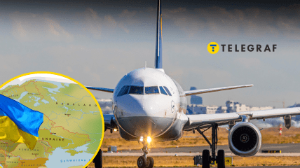 Самолет над Украиной