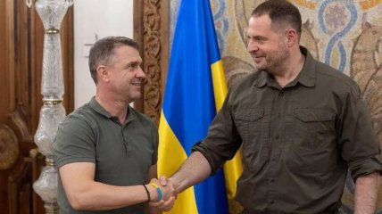 Сергей Ребров и Андрей Ермак