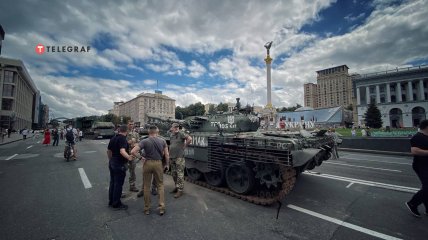 Парад уничтоженной российской техники на Крещатике
