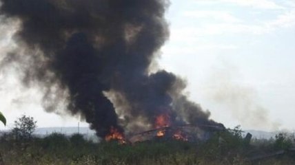 9 человек погибли в результате крушения вертолета Ми-8 под Славянском