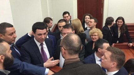 "Самопомич" заблокировала президиум в Киевсовете
