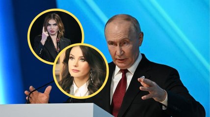 Владимир Путин, Алина Кабаева, Оксана Федорова