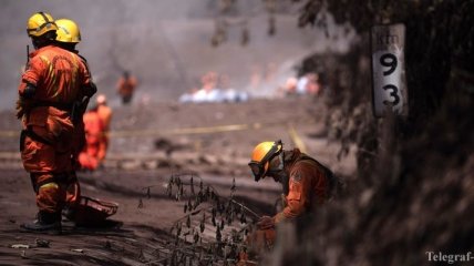 Число жертв извержения вулкана в Гватемале возросло
