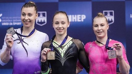 Украинская гимнастка Варинская стала победительницей общего зачета Кубка мира