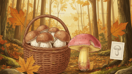 Королевский боровик – редкий гриб