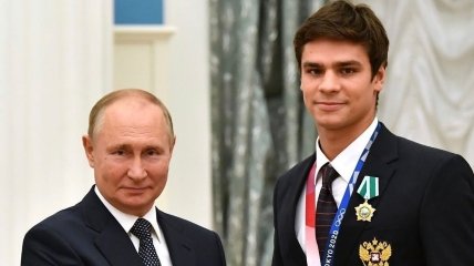Владимир Путин и Евгений Рылов