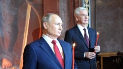 Боящийся народа Путин в бронежилете и "сатанисты" из Минобороны: фото празднования Пасхи в РФ насмешили сеть