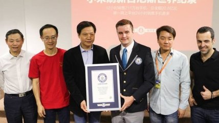 Компанию Xiaomi занесли в книгу рекордов Гиннеса
