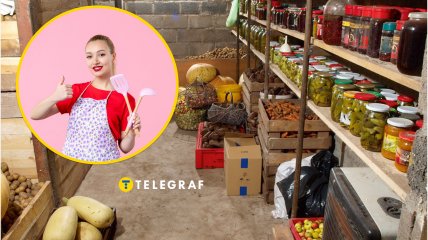 Зберігання овочів та консервації