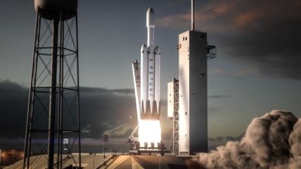 SpaceX испытала боковой ускоритель Falcon Heavy