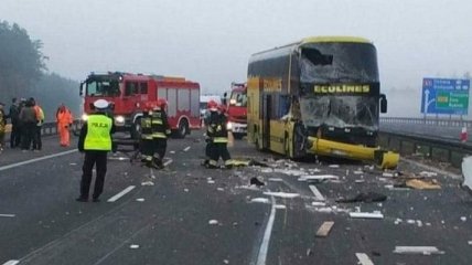 В Польше автобус с украинцами попал в ДТП