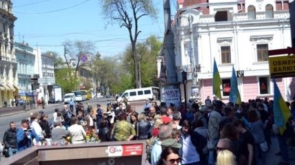 В Одессе произошел конфликт между тремя активистами и одесситом