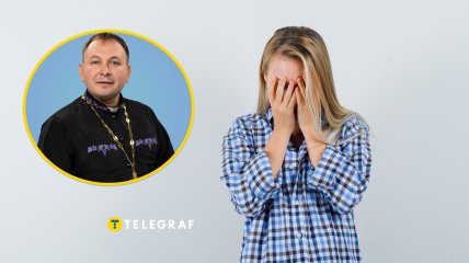 Алексей Филюк и женщина с закрытым лицом