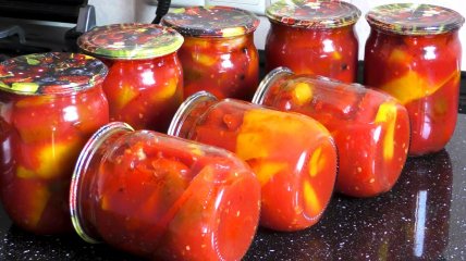 Перец в томате (видео)