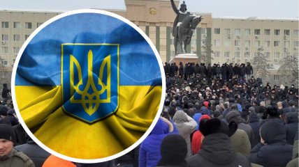 Без України — нікуди, навіть у протестах казахів