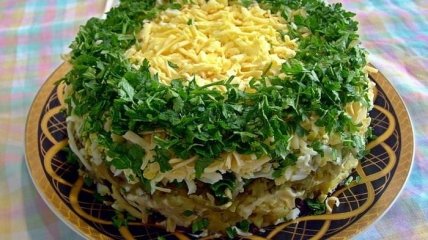 Вкусный и легкий салат