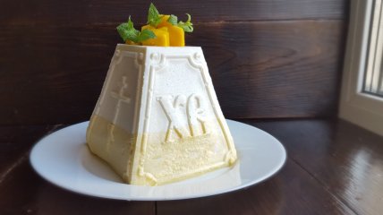 Сирна паска з желатином