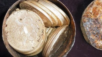 В США обнаружен клад старинных золотых монет стоимостью $10 млн
