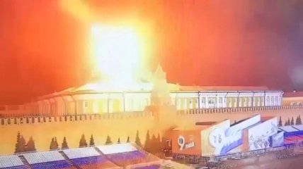 Нібито вибух в кремлі від удару БПЛА
