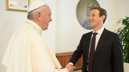 Папа Римский и основатель Facebook обсудили использование технологий 