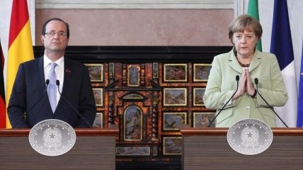 Олланд и Меркель отмечают 50-летие франко-немецкой дружбы
