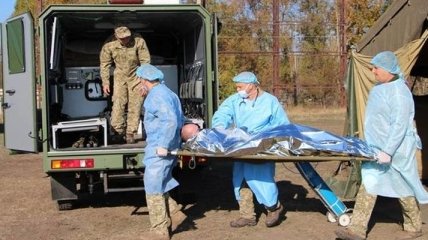 На Донбассе пострадал украинский военный