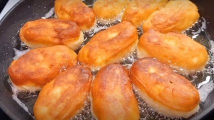 Тесто для жареных пирожков пошаговый рецепт с фото