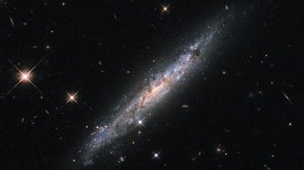 NASA запечатлело уникальную "взрывную" галактику